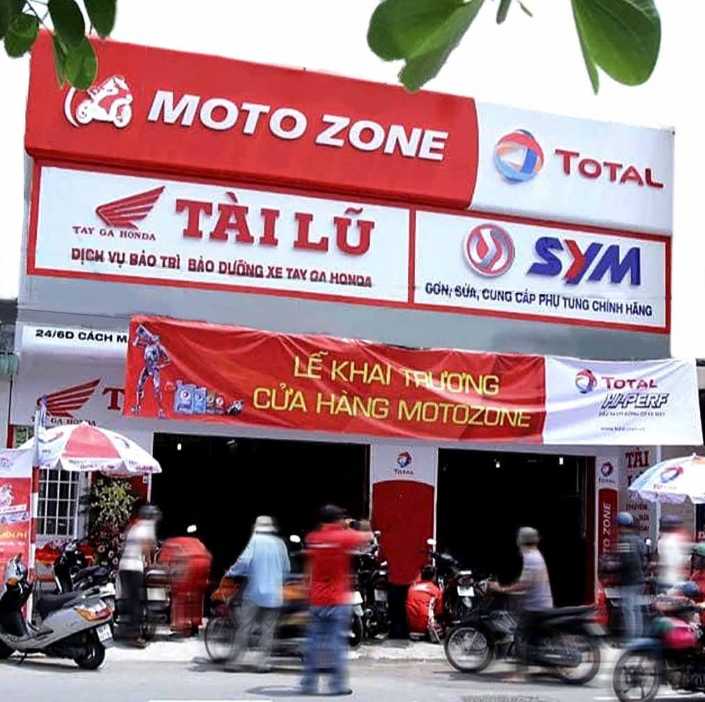 Bảng hiệu tiệm sửa xe máy