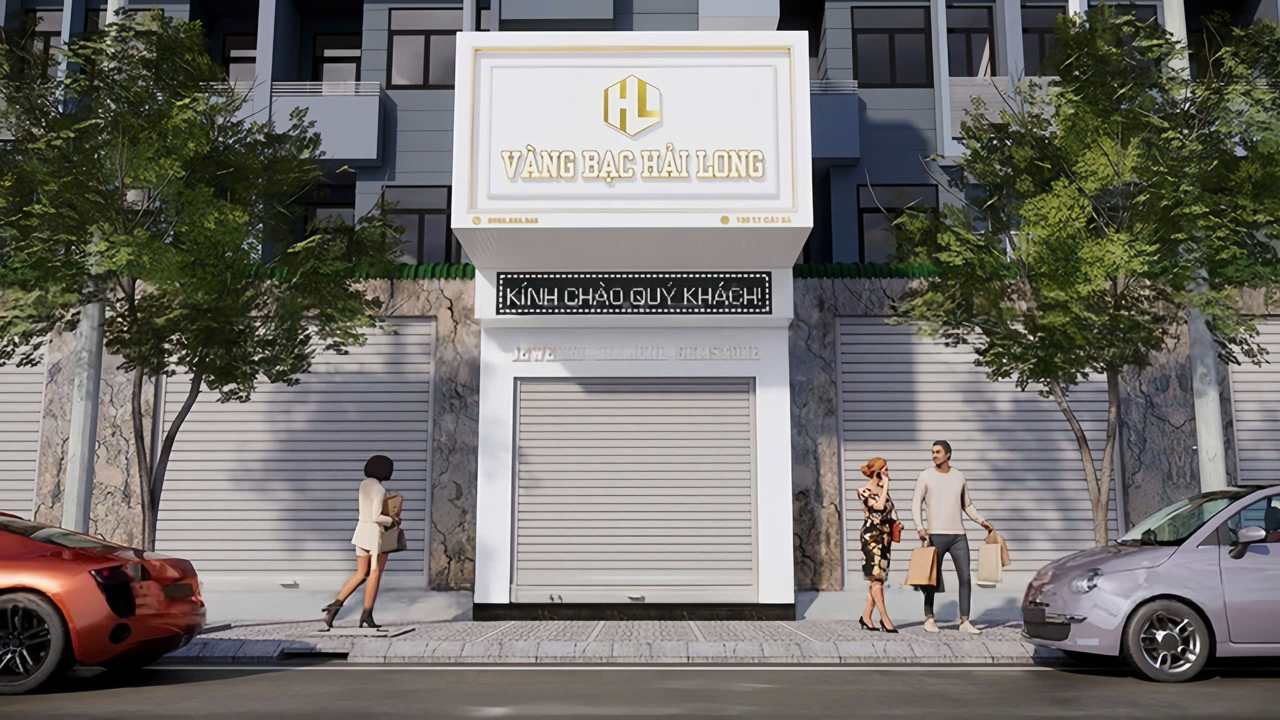 Bảng hiệu tiệm vàng